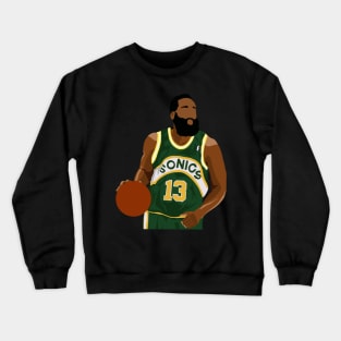 James Harden in Seattle SuperSonics Jersey Crewneck Sweatshirt